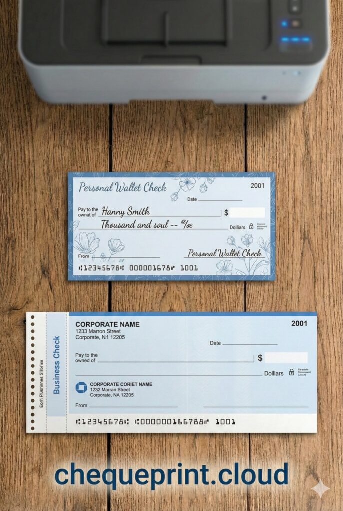 Check format for printing