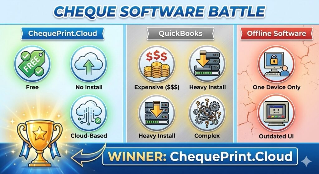 Best free cheque printing software